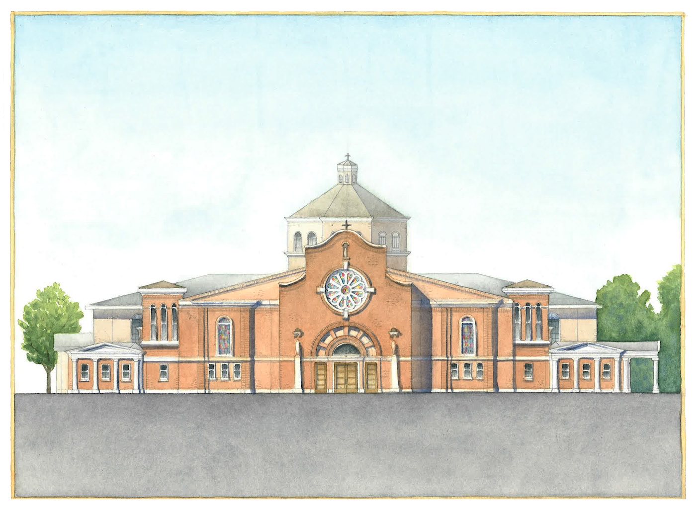 Master Plan Rendering of New Church