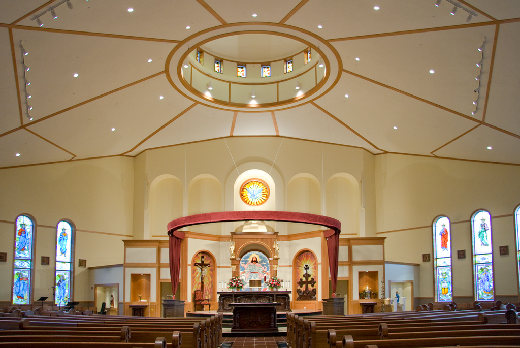 View of Nave and Sanctuary